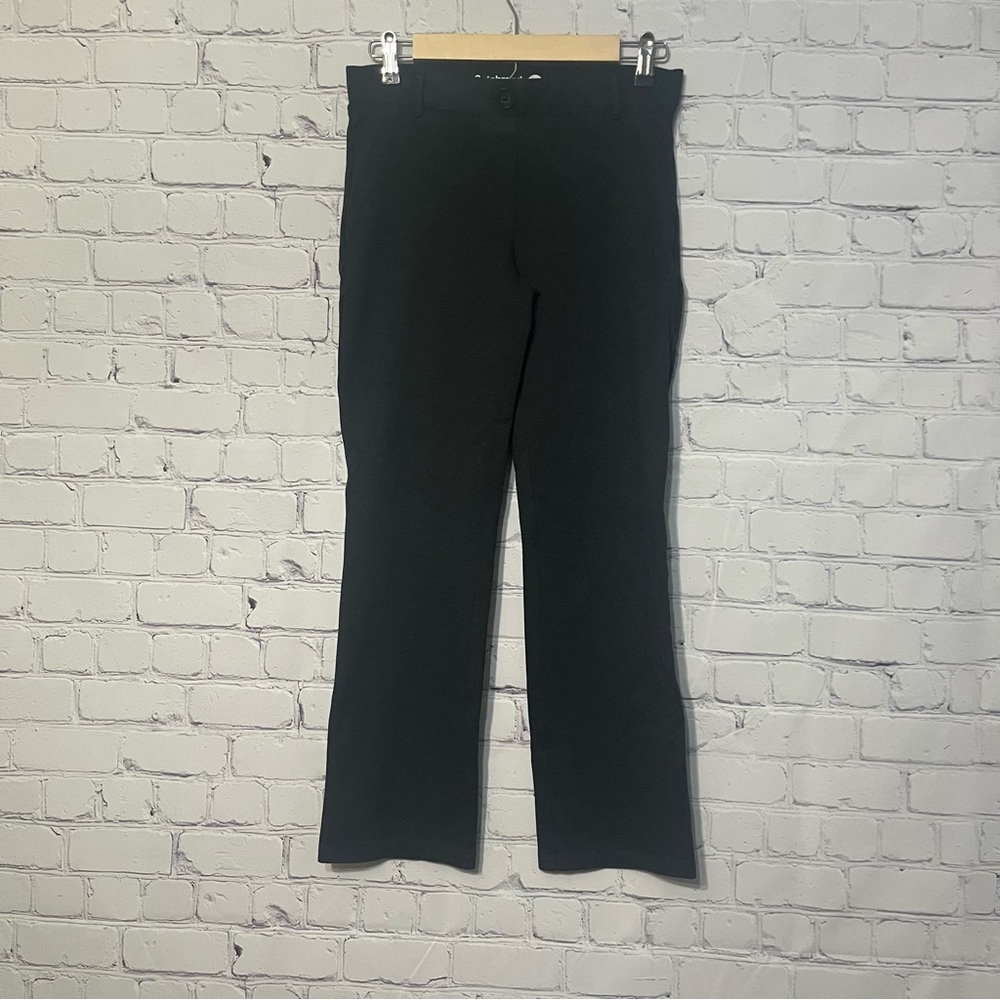 Betabrand Comfy Stretch Pullover Office Yoga Pants Size Small Petite Gray